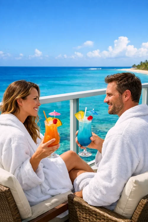 drinks with my wife by the ocean on a cruise.webp