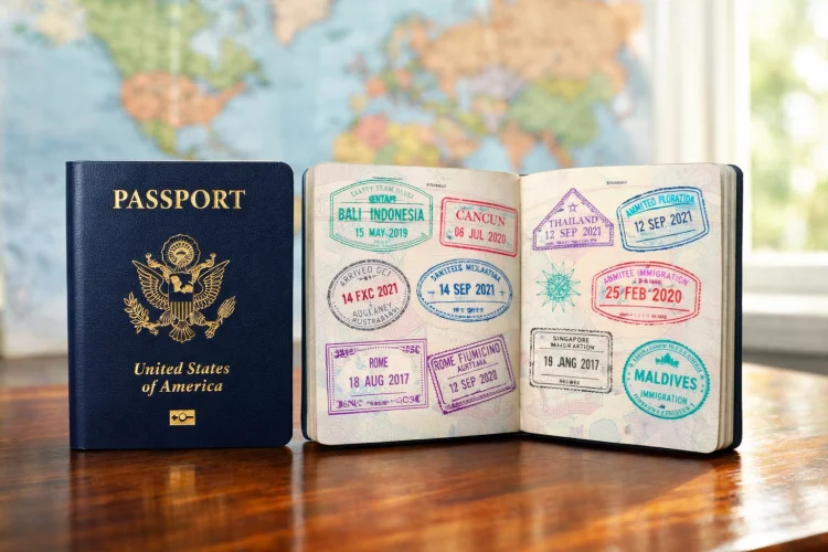 passport book for a cruise image.webp