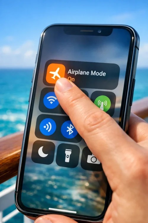 phone on airplane mode for a cruise image.webp phone on airplane mode for a cruise image.webp